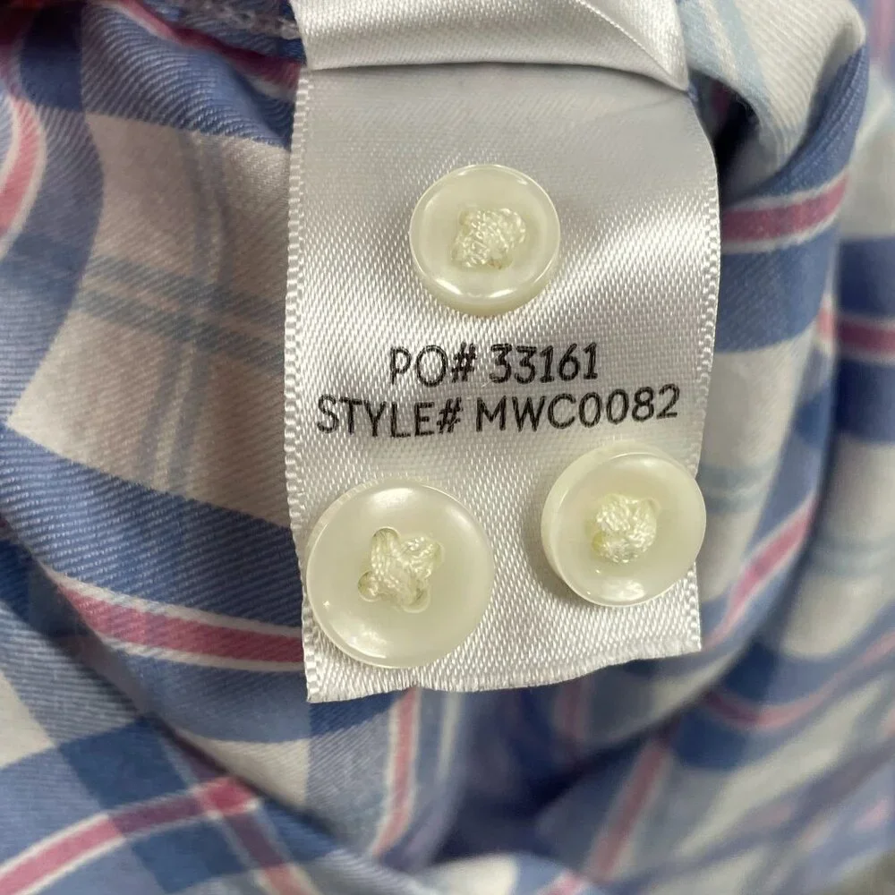 Faherty Brand‎ Reserve Button Down Shirt Mens XS Movement Ice Falls Plaid